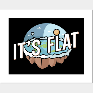 Its Flat Posters and Art